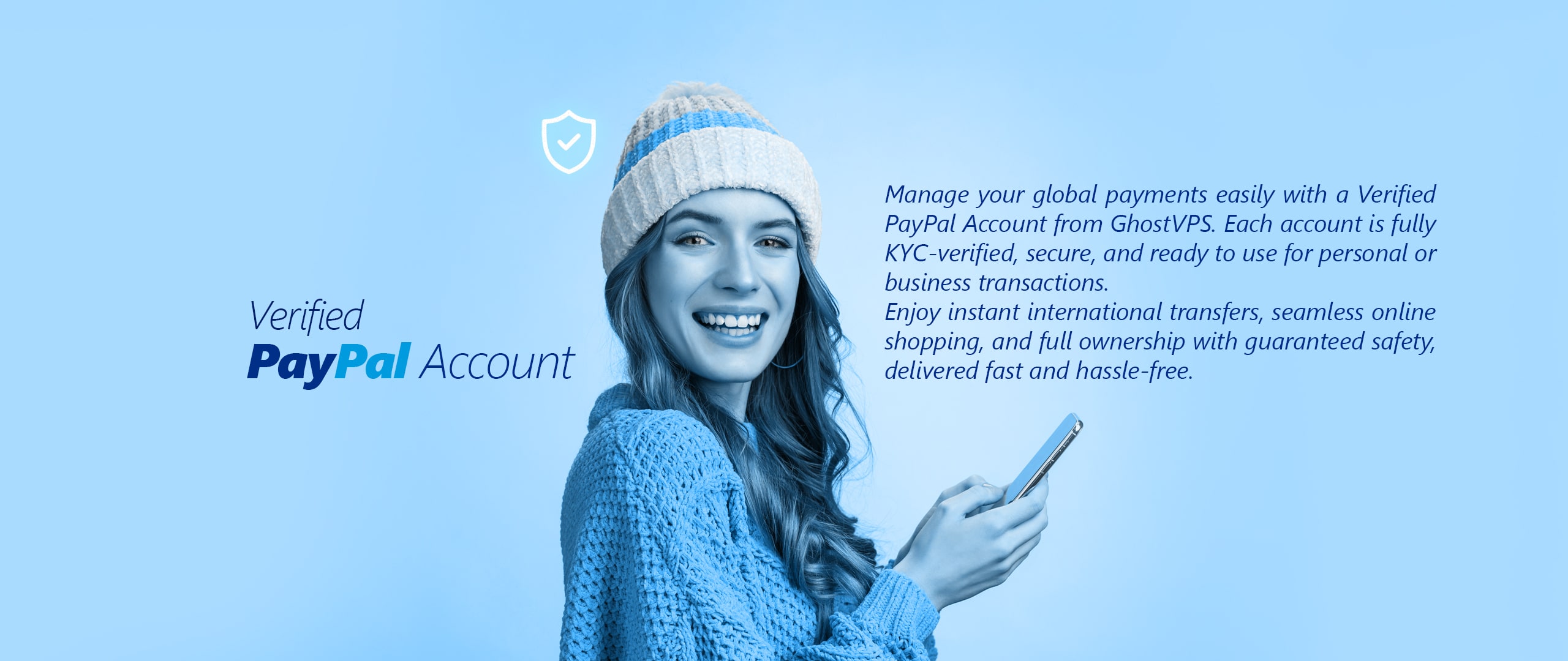 Verified PayPal Account on GhostVPS