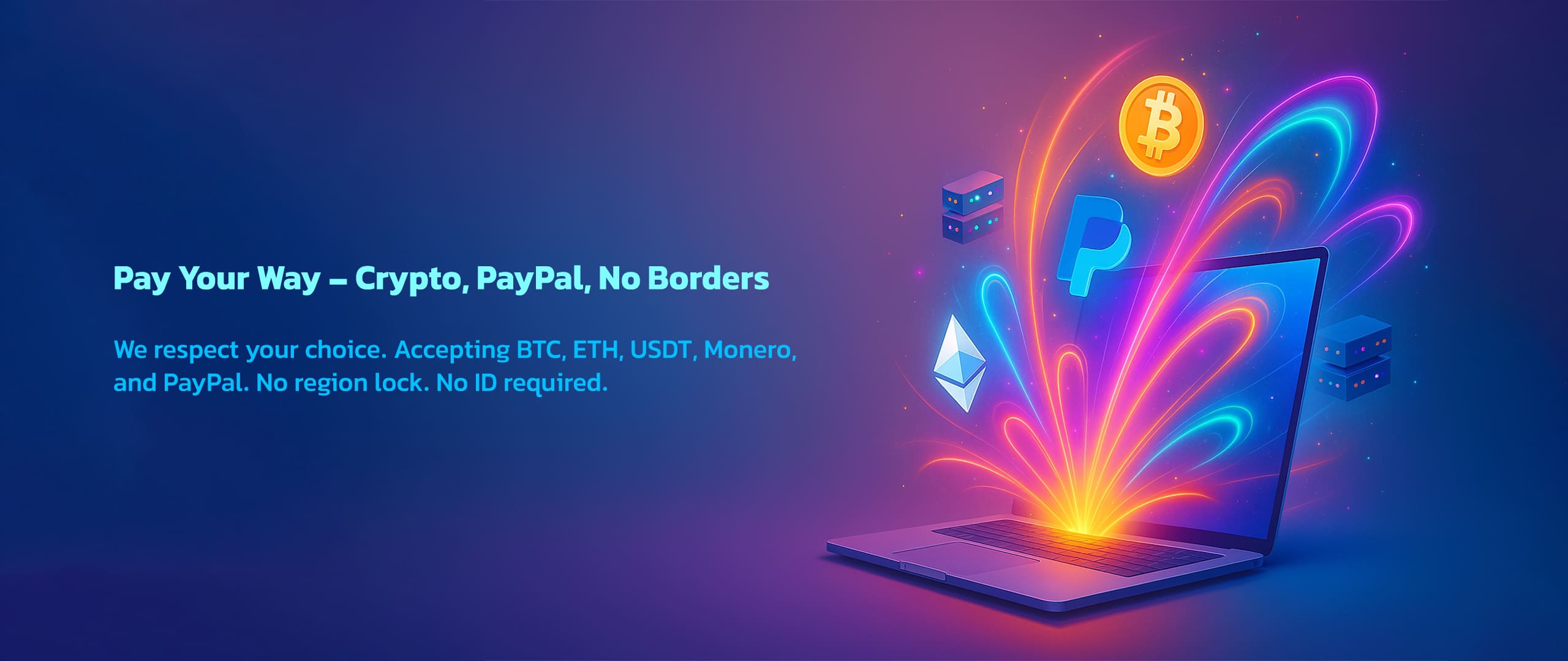 Secure online payment methods supported by GhostVPS