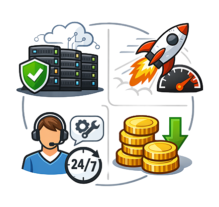 Ключевые преимущества использования Datacenter Proxy от GhostVPS